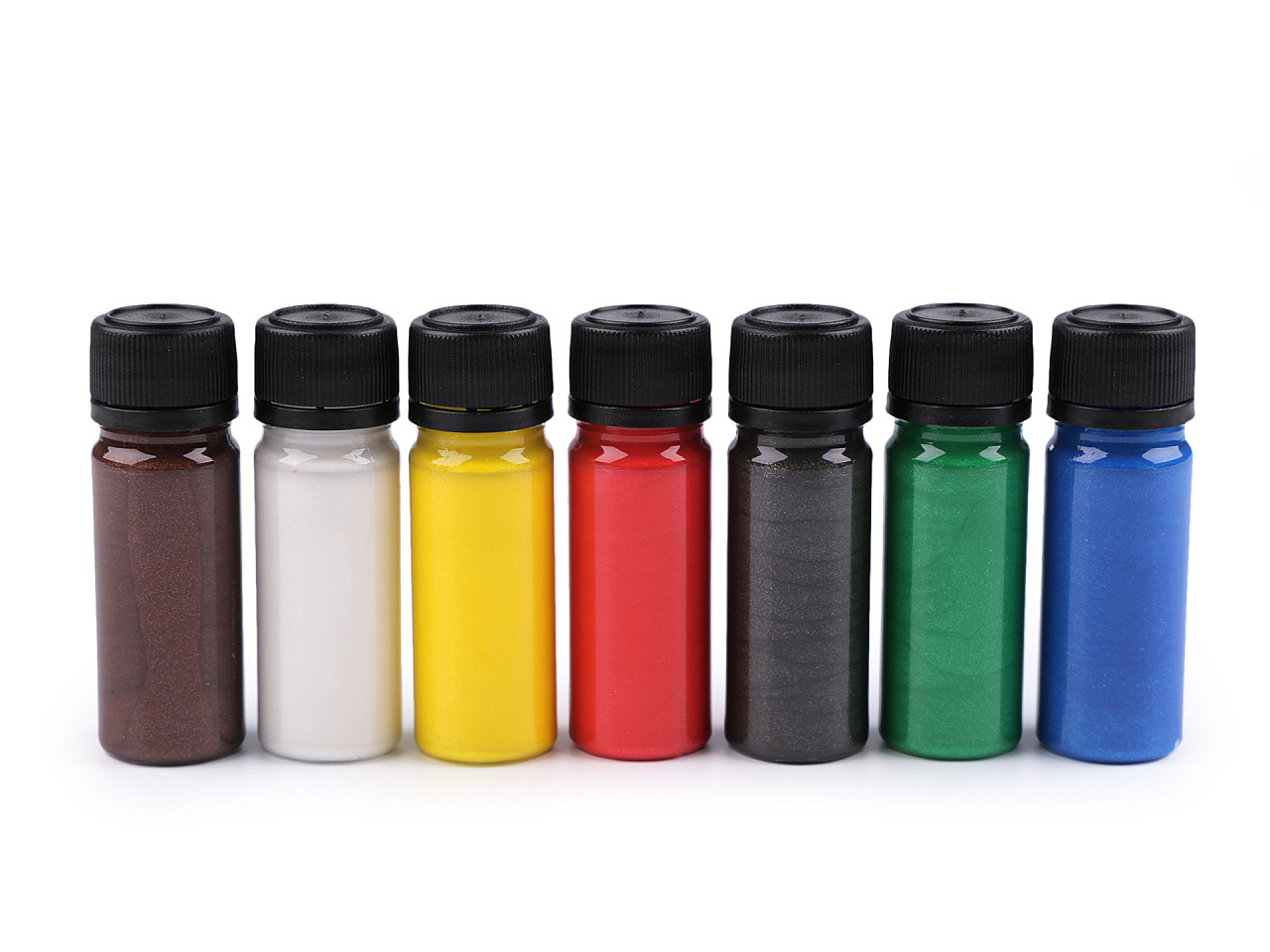 Set 7 culori pentru materiale textile art e miss, fluorescente - Mix nr. 2 (1 Set)