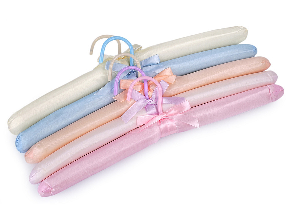 Umerașe satinate - Albastru deschis (5 Bucăți)