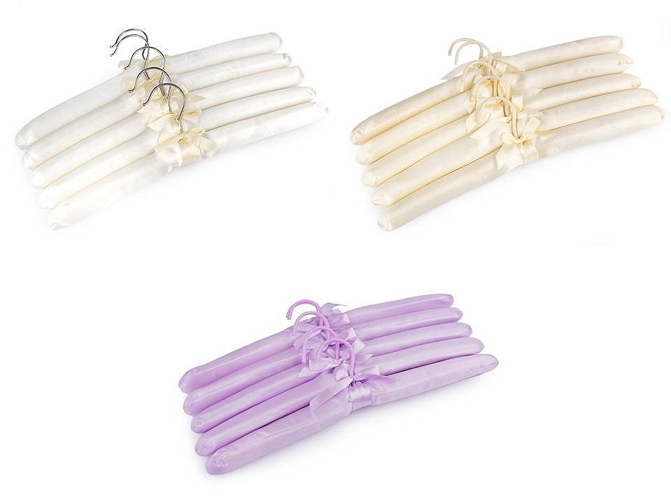 Umerașe satinate - Albastru deschis (5 Bucăți)