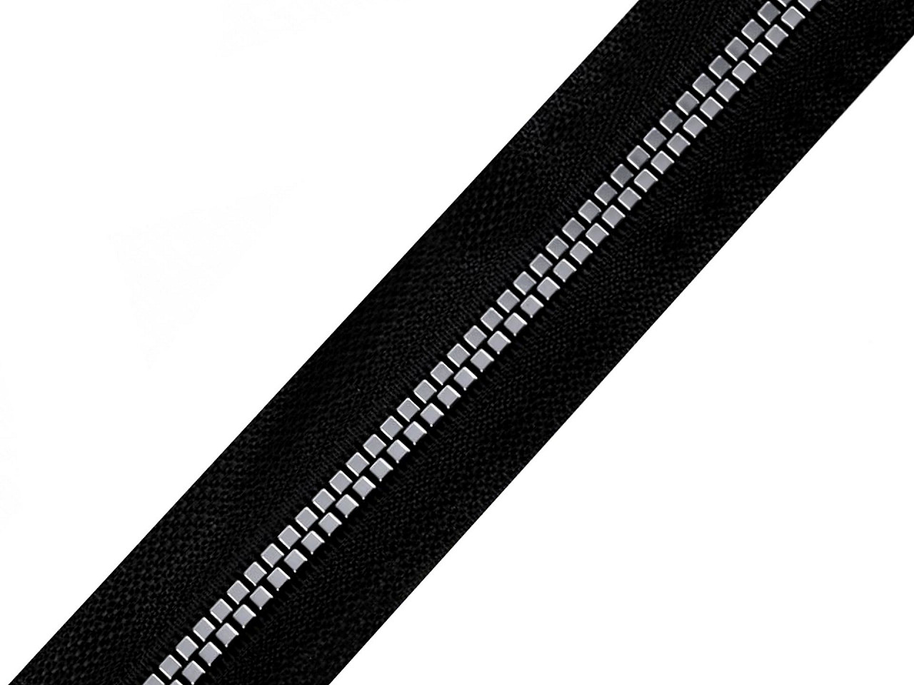 Fermoar injectat metraj no 5 - Negru (1 Metru)