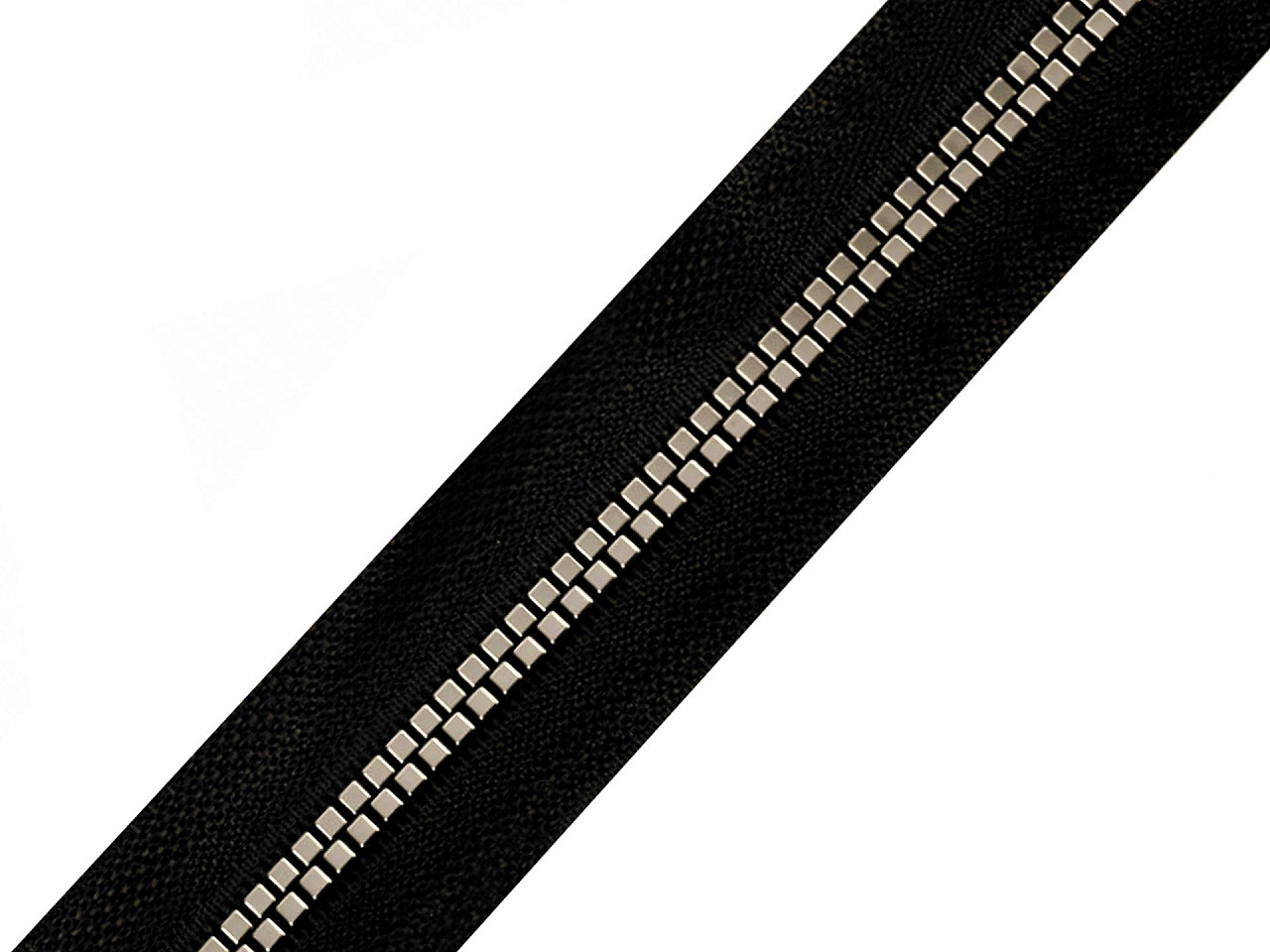 Fermoar injectat metraj no 5 - Negru (1 Metru)