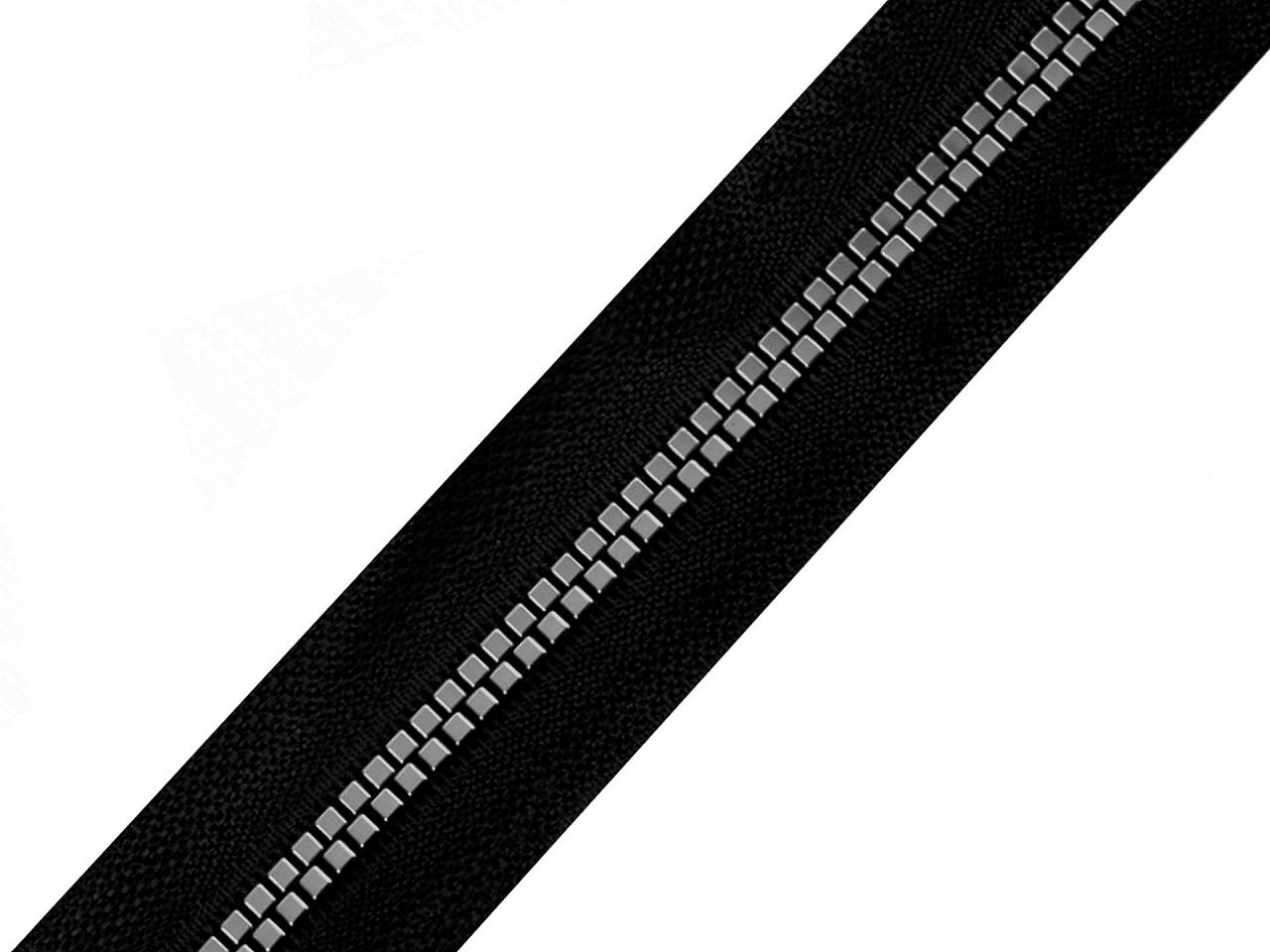 Fermoar injectat metraj no 5 - Negru (1 Metru)