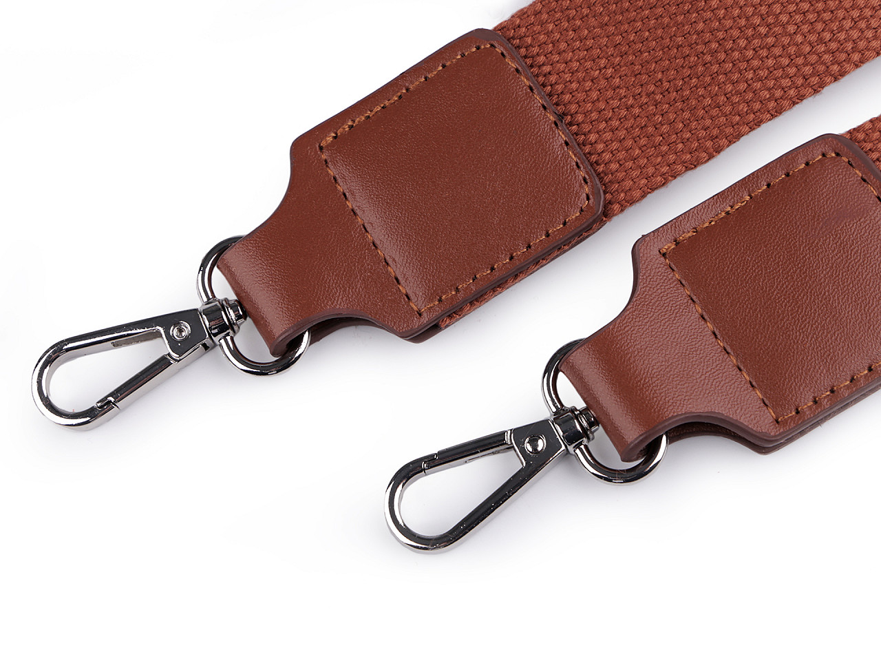 Curea textilă cu carabine pentru geantă latime 3,8 cm - Bej (1 Bucată)