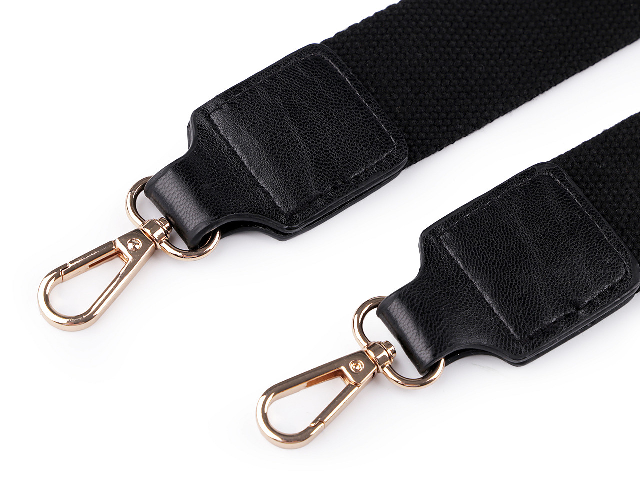 Curea textilă cu carabine pentru geantă latime 3,8 cm - Bej (1 Bucată)