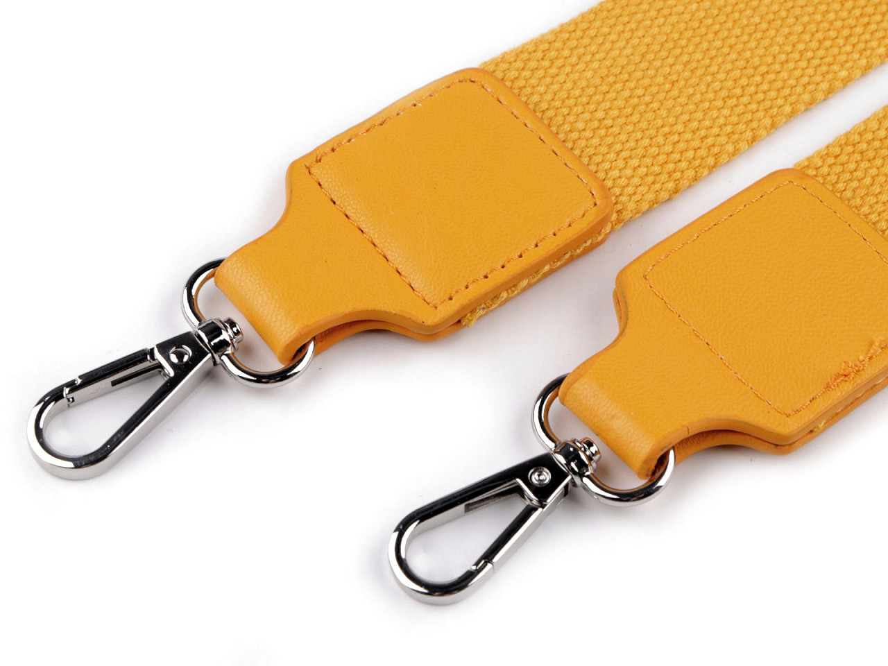 Curea textilă cu carabine pentru geantă latime 3,8 cm - Bej (1 Bucată)