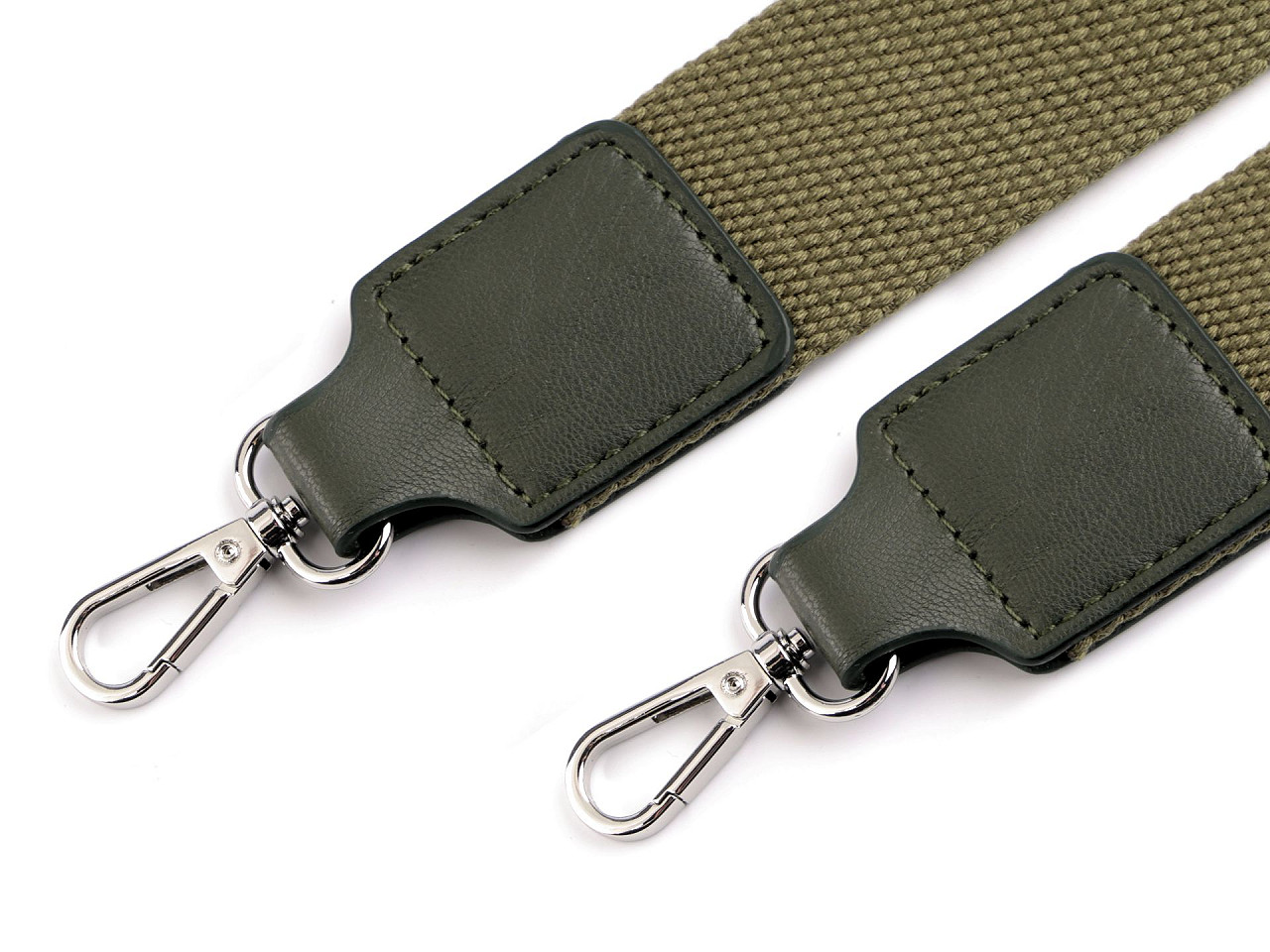 Curea textilă cu carabine pentru geantă latime 3,8 cm - Bej (1 Bucată)