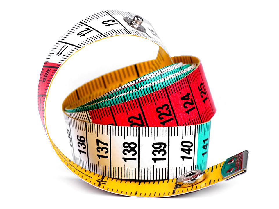 Centimetru de croitorie, 150 cm - Multicolor (10 Bucăți)