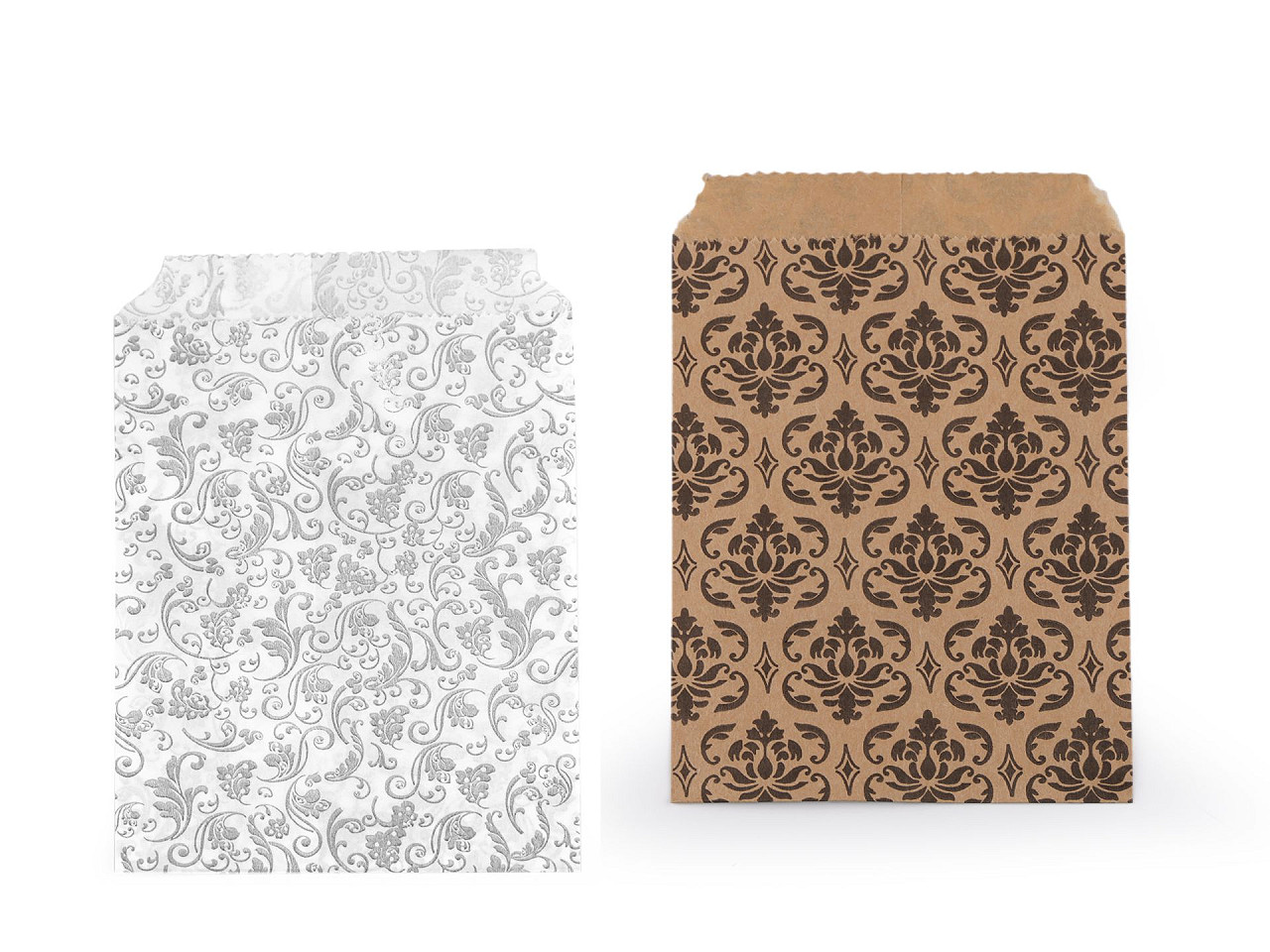 Pungă hârtie mică, 9,5x14 cm - Gri neutral (100 Bucăți)