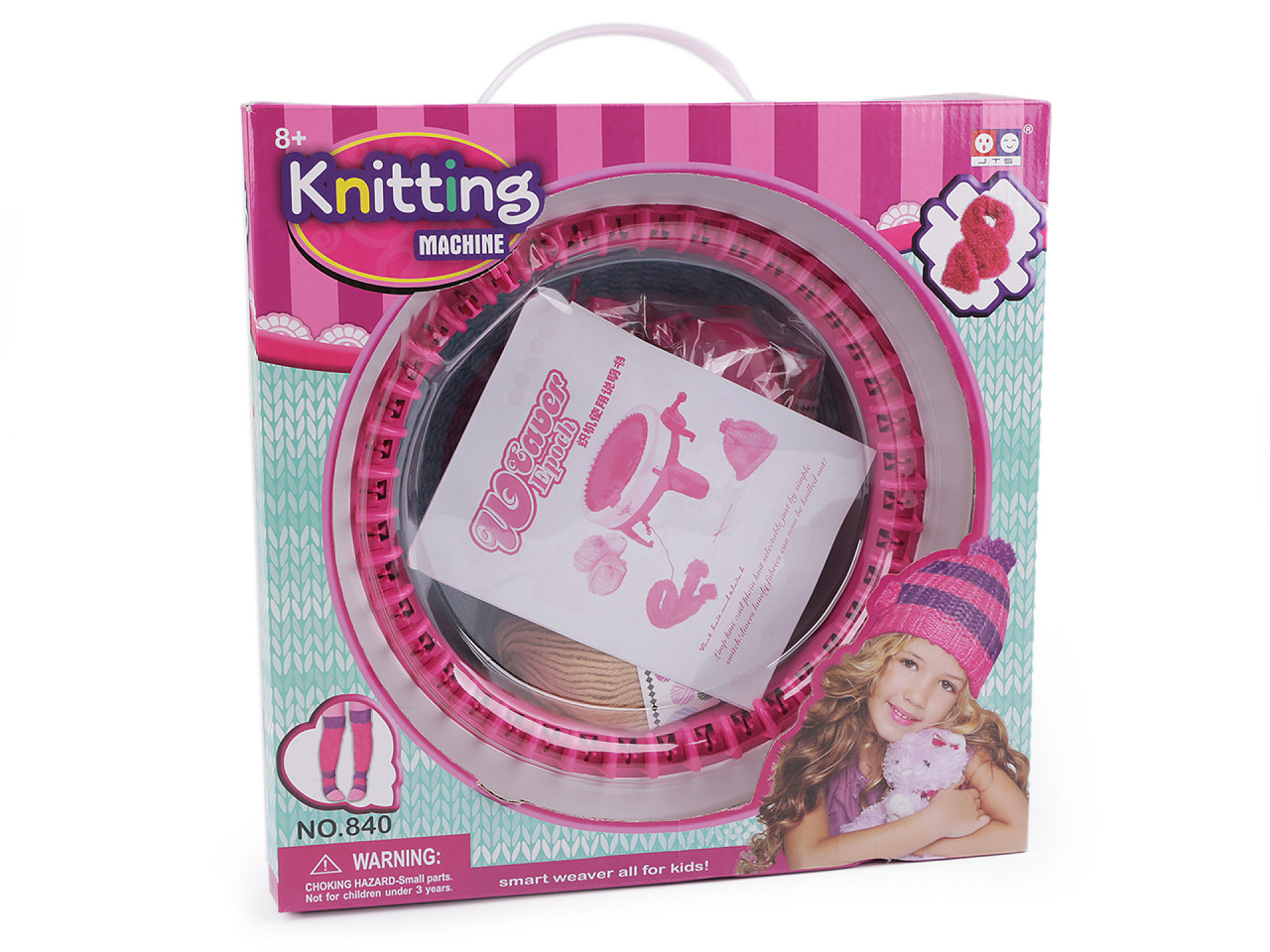 Mașină de tricotat mare - Alb (1 Set)