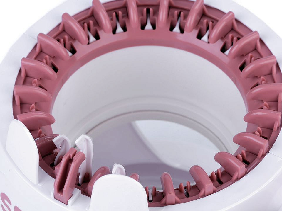 Mașină de tricotat medie - Alb (1 Set)