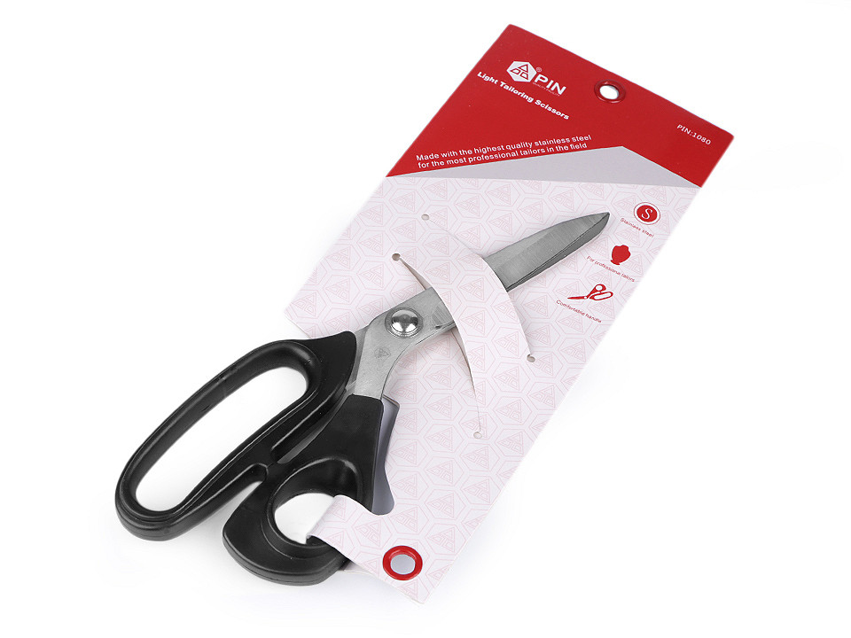 Foarfecă de croitorie, lungime 21 cm - Negru (1 Bucată)