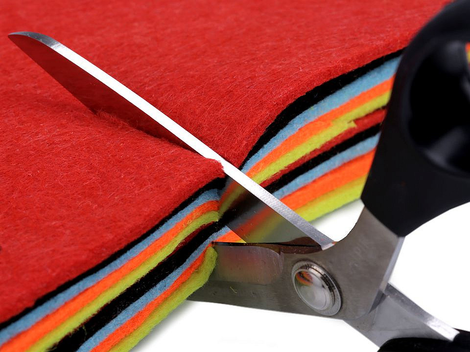 Foarfecă de croitorie, lungime 21 cm - Negru (1 Bucată)