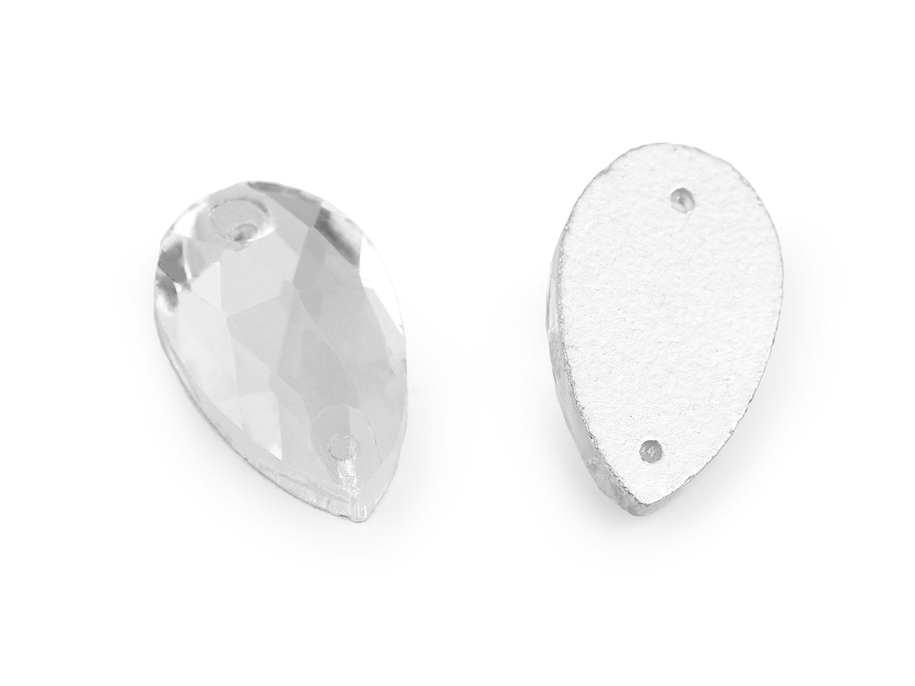 Strasuri de cusut, model lacrimă - Cristal (216 Bucăți)