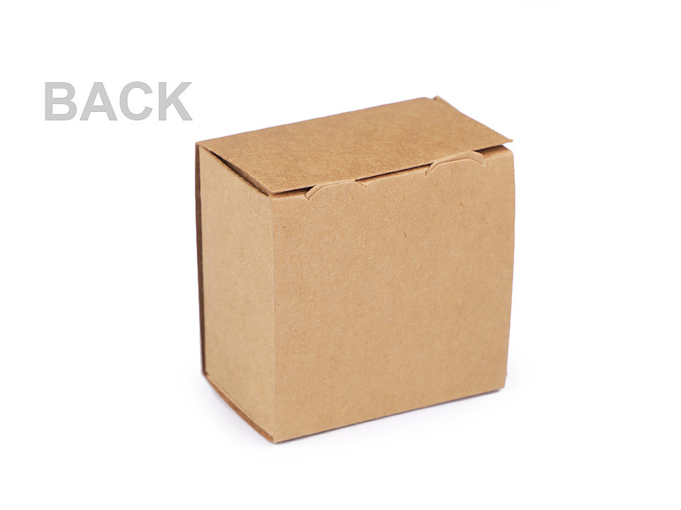 Cutie cadou / mărturii - Natural (50 Bucăți)