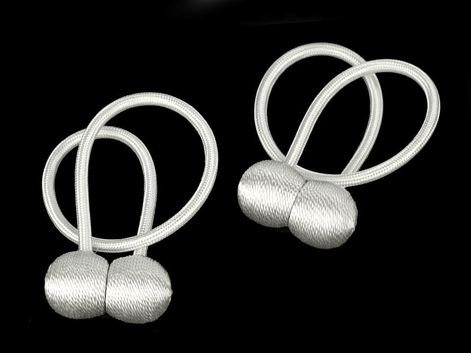 Magneți decorativi pentru perdele și draperii - Auriu deschis (2 Bucăți)