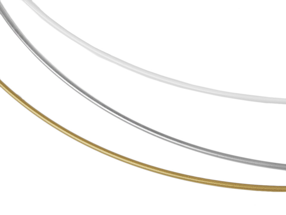 Cerc metalic ø60 cm - Auriu (1 Bucată)