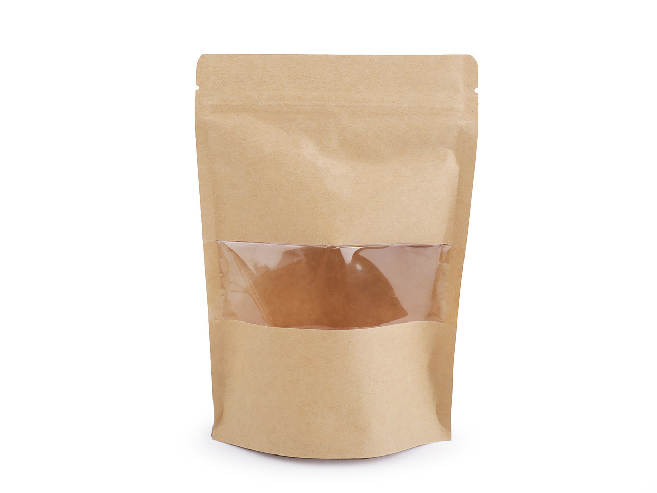 Pungi cu fermoar ziplock resigilabile, 14x20 cm - Natural mediu (50 Bucăți)