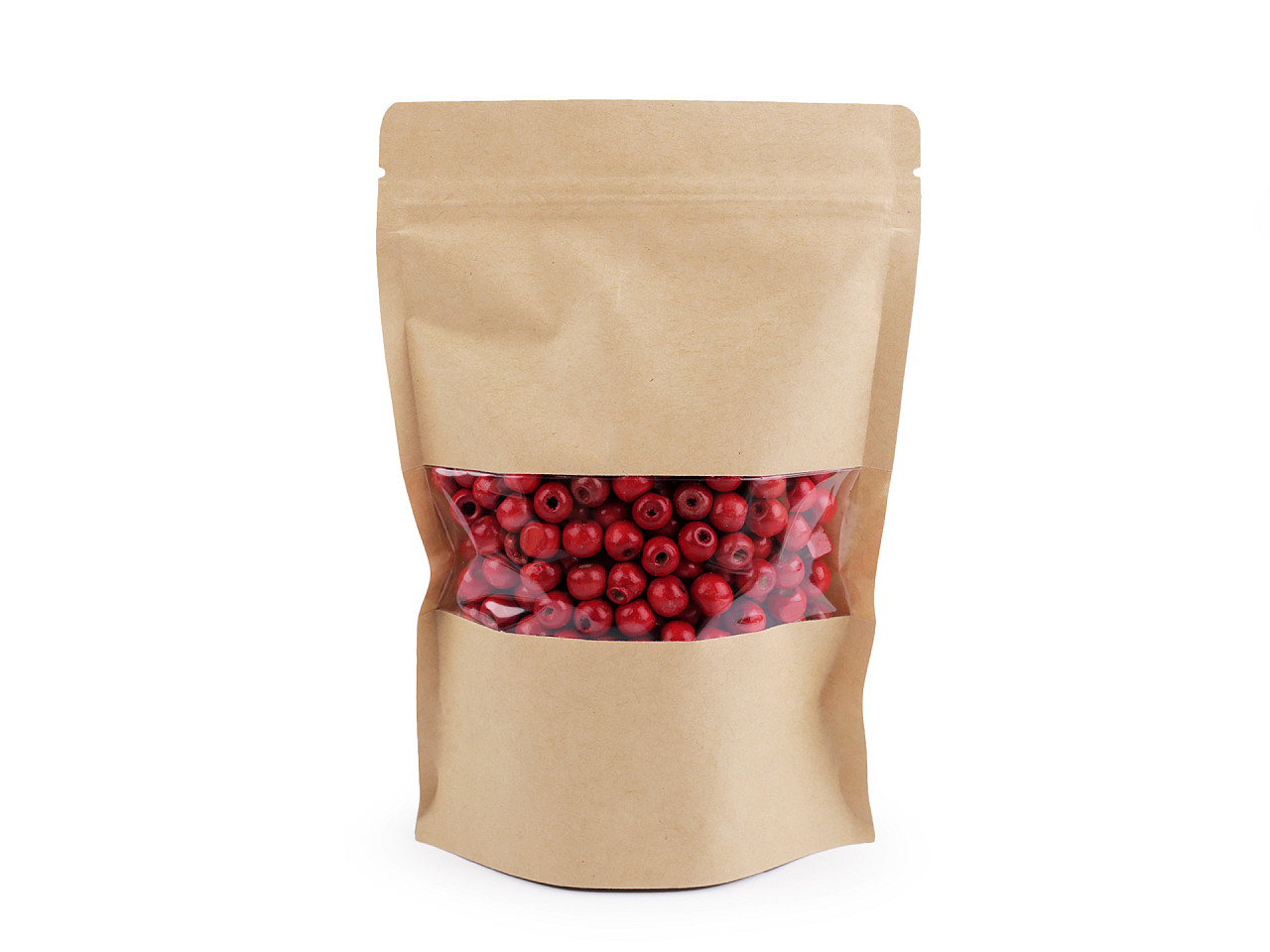 Pungi cu fermoar ziplock resigilabile, 14x20 cm - Natural mediu (50 Bucăți)