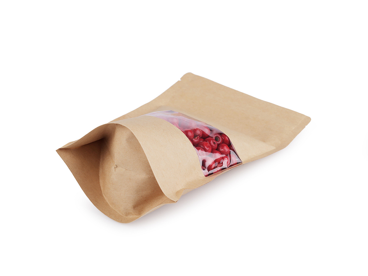 Pungi cu fermoar ziplock resigilabile - Natural mediu (10 Bucăți)