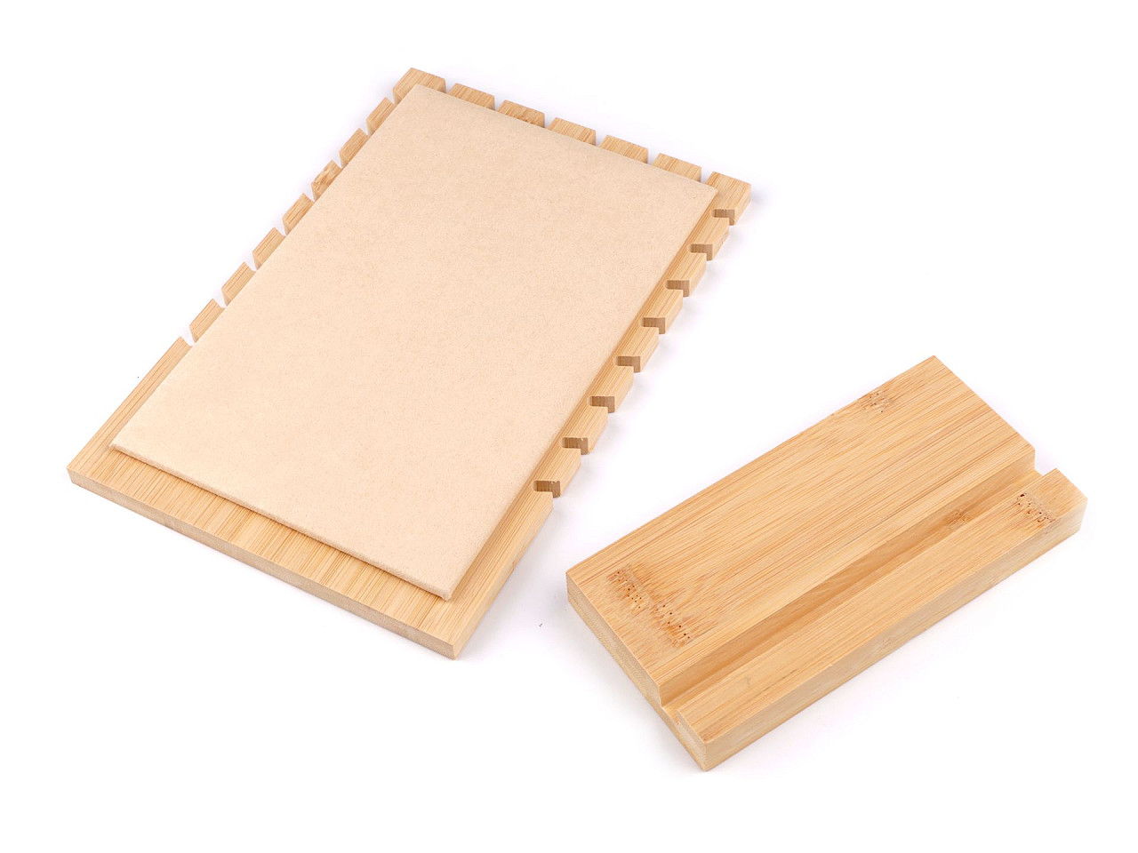 Panou prezentare bijuterii, 18x25,5 cm - Natural deschis (1 Bucată)