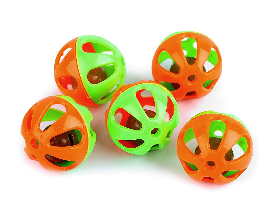 Zornaitoare pentru jucării, ø36 mm - Mix (5 Bucăți)