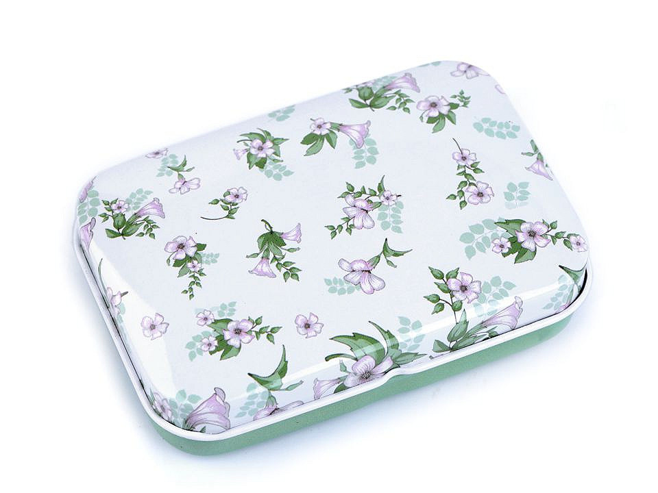 Cutie metalică cu capac - Roz antic deschis (1 Bucată) Cutie metalică cu capac - Roz antic deschis (1 Bucată)