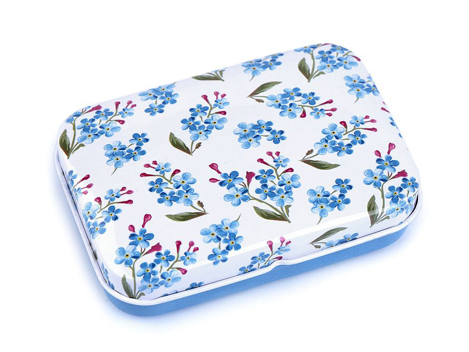 Cutie metalică cu capac - Roz antic deschis (1 Bucată) Cutie metalică cu capac - Roz antic deschis (1 Bucată)
