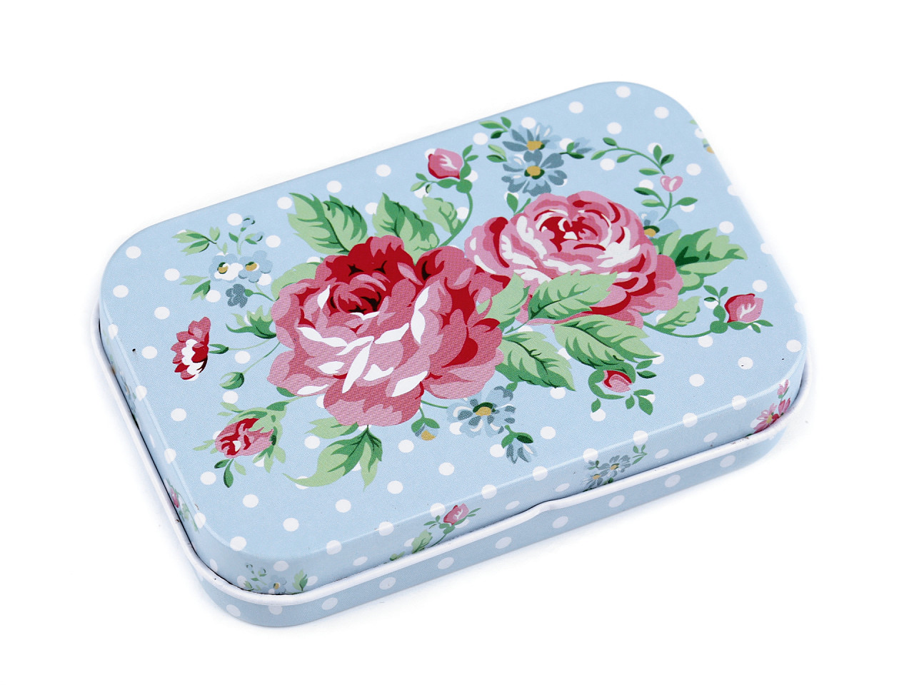 Cutie metalică cu capac - Roz antic deschis (1 Bucată) Cutie metalică cu capac - Roz antic deschis (1 Bucată)