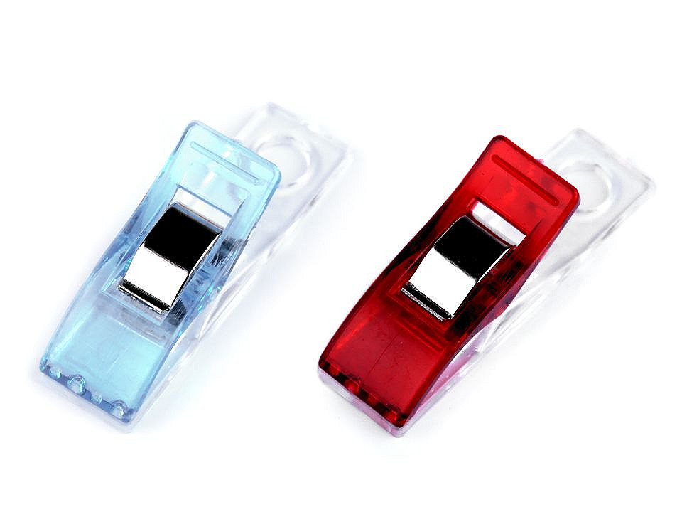 Clipsuri fixare materiale textile, 10x37 mm - Mix aleatoriu de variante (50 Bucăți)