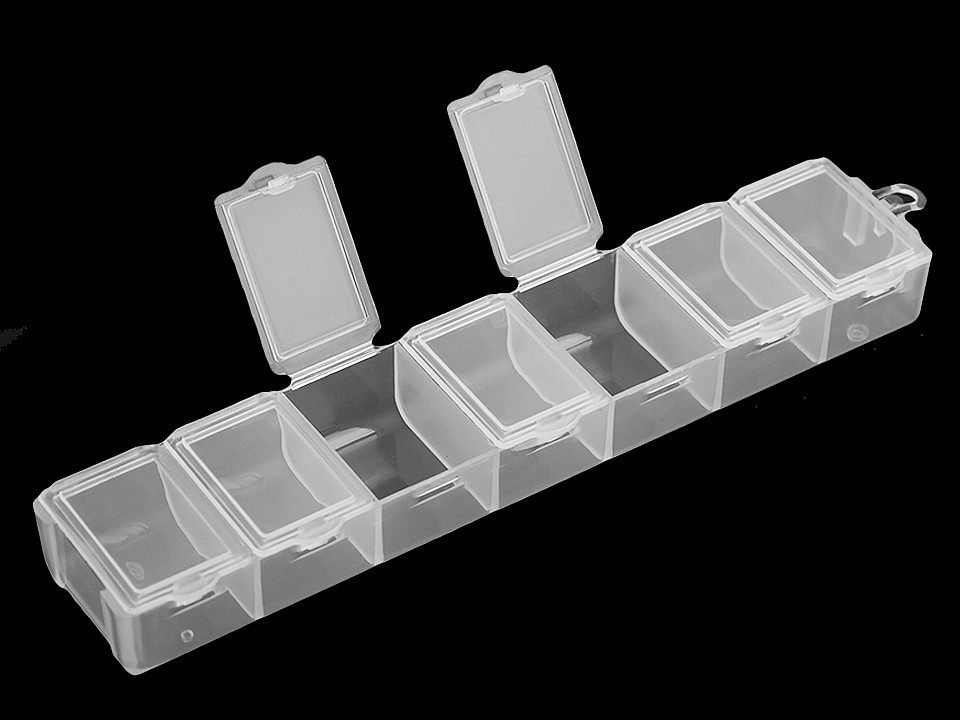 Organizator plastic, 1,8x3,4x15 cm - Transparent (1 Bucată)