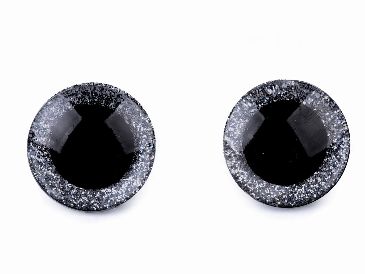 Ochi pentru jucării cu dispozitiv de siguranță, ø25 mm - Auriu (24 Seturi)