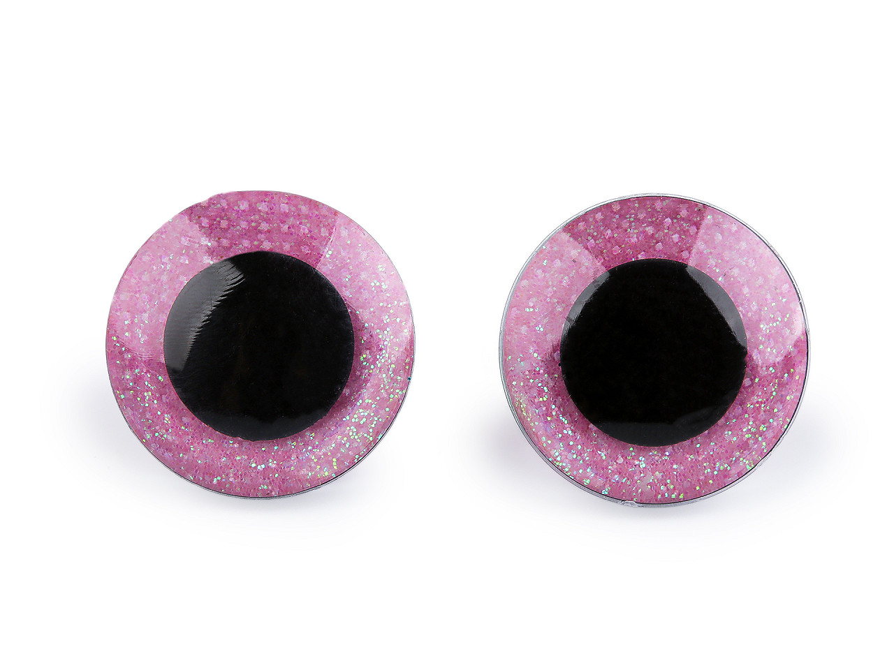 Ochi pentru jucării cu dispozitiv de siguranță, ø25 mm - Auriu (24 Seturi)