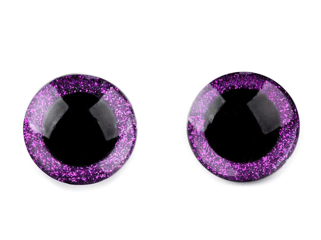 Ochi pentru jucării cu dispozitiv de siguranță, ø25 mm - Auriu (24 Seturi)