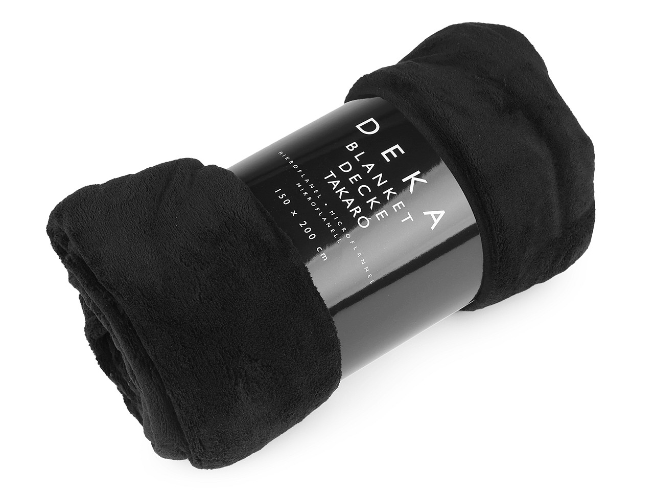 Pătură microflanel, 150x200 cm - Roșu (1 Bucată)