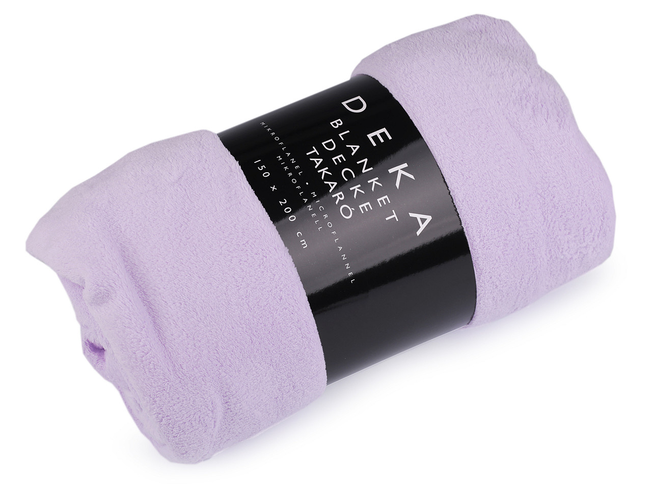 Pătură microflanel, 150x200 cm - Roșu (1 Bucată)