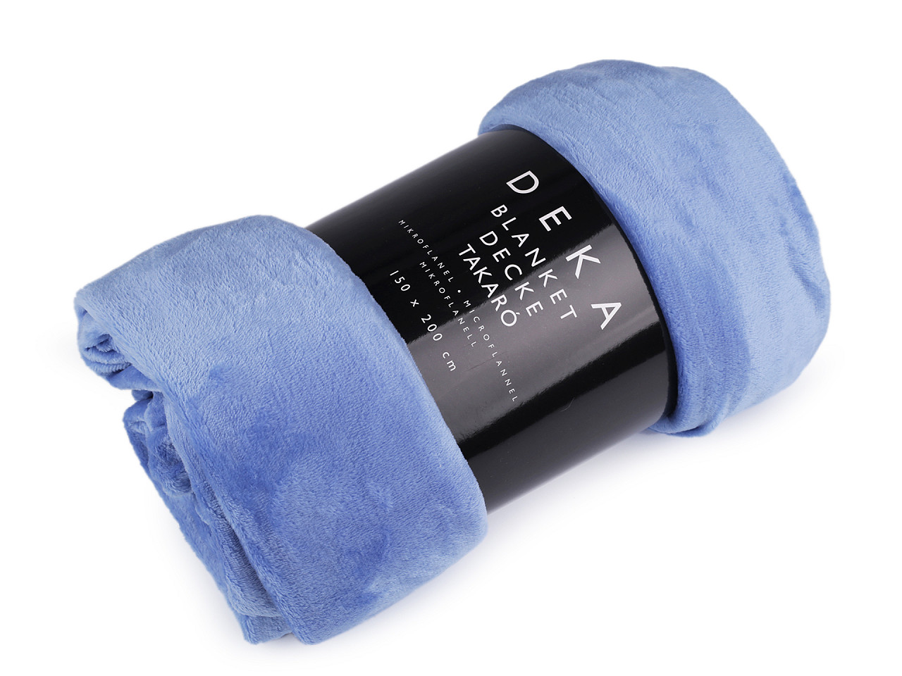 Pătură microflanel, 150x200 cm - Roșu (1 Bucată)