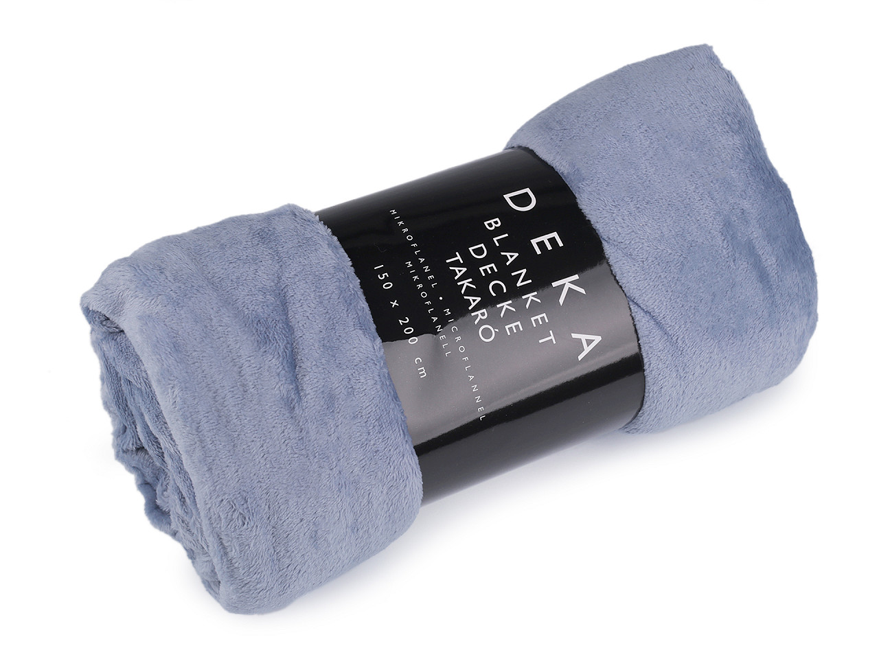 Pătură microflanel, 150x200 cm - Roșu (1 Bucată)