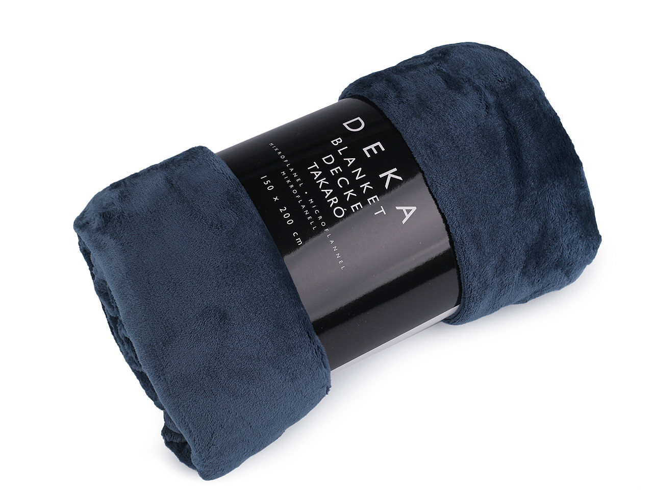 Pătură microflanel, 150x200 cm - Roșu (1 Bucată)