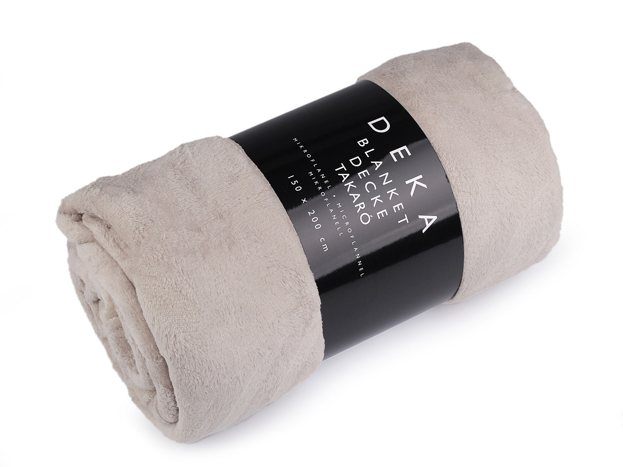 Pătură microflanel, 150x200 cm - Roșu (1 Bucată)