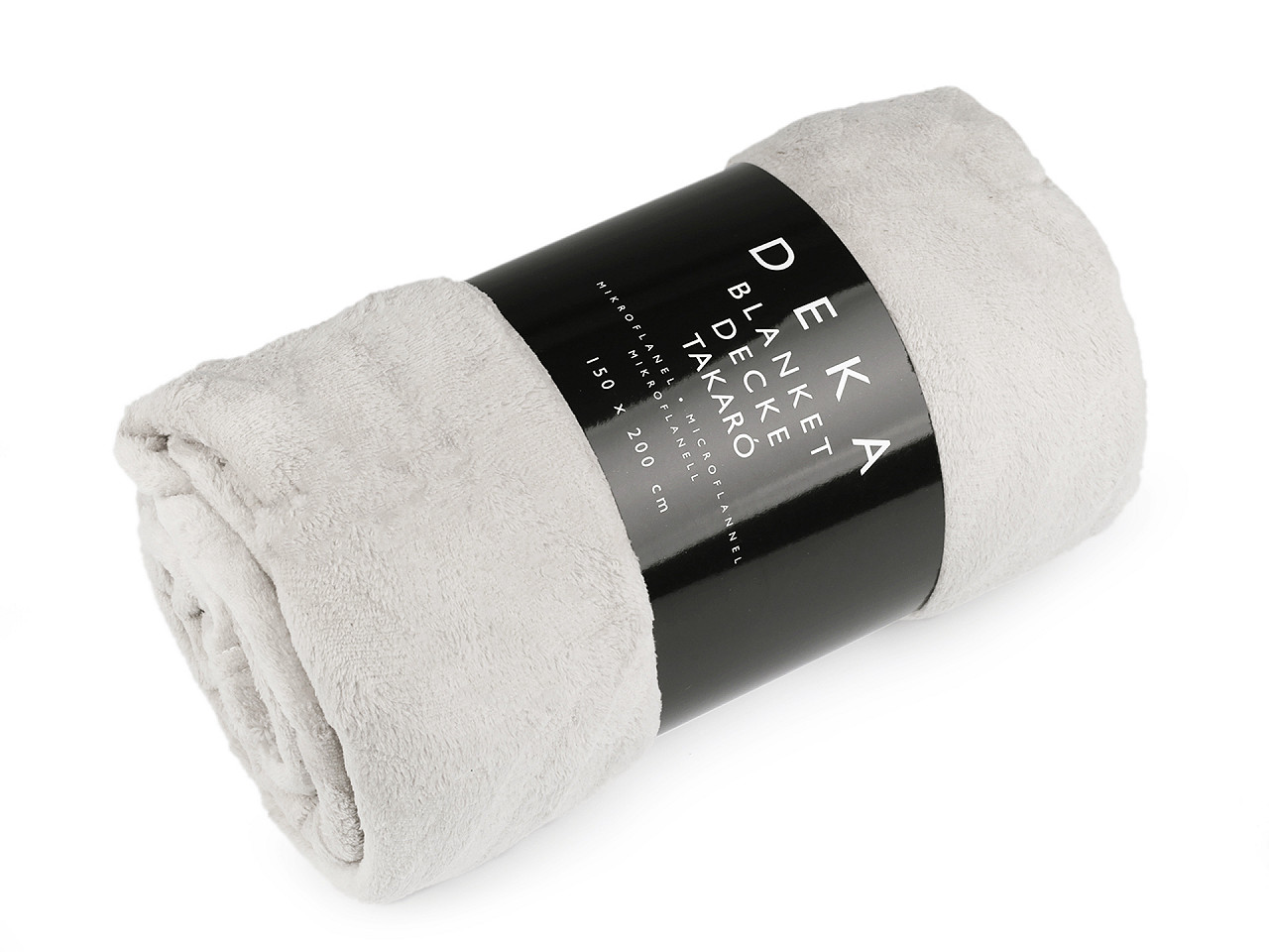 Pătură microflanel, 150x200 cm - Roșu (1 Bucată)