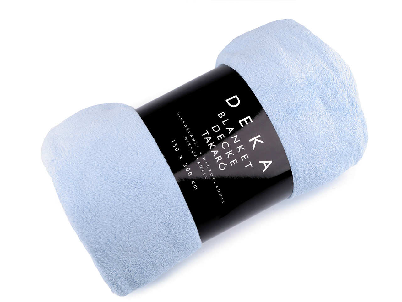 Pătură microflanel, 150x200 cm - Roșu (1 Bucată)