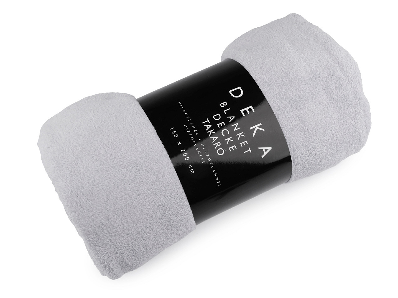 Pătură microflanel, 150x200 cm - Roșu (1 Bucată)