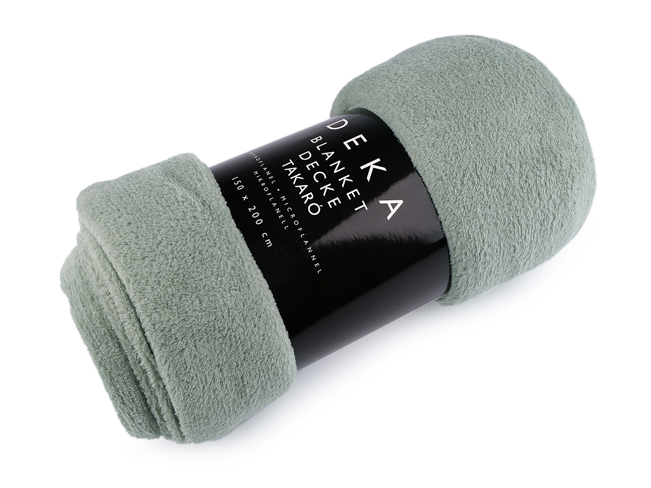 Pătură microflanel, 150x200 cm - Roșu (1 Bucată)