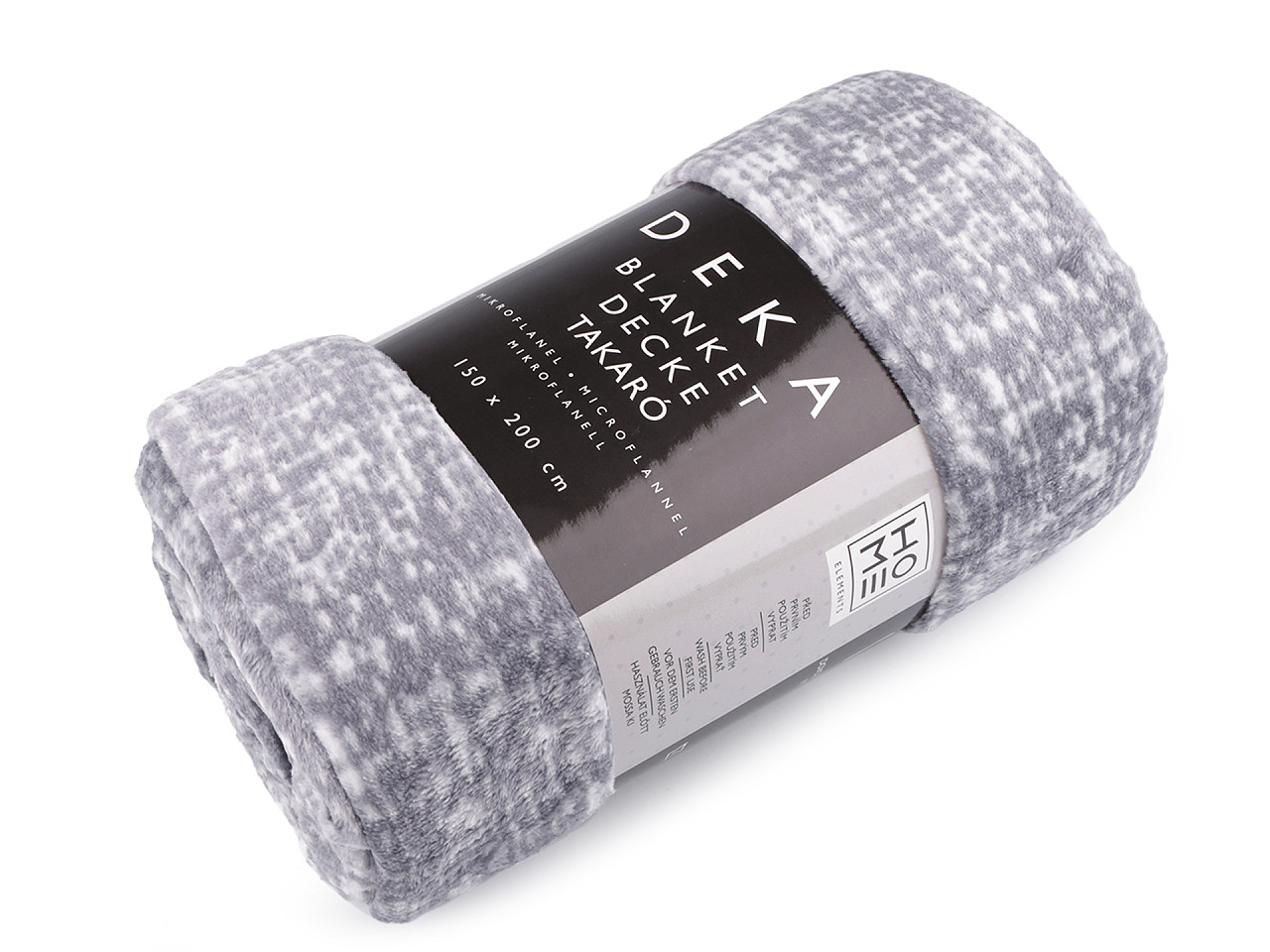 Pătură microflanel, 150x200 cm - Roșu (1 Bucată)