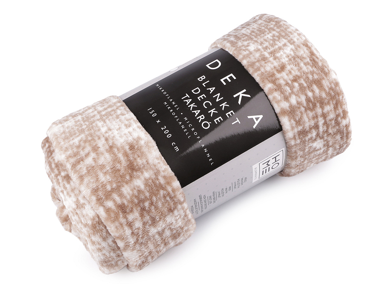 Pătură microflanel, 150x200 cm - Roșu (1 Bucată)