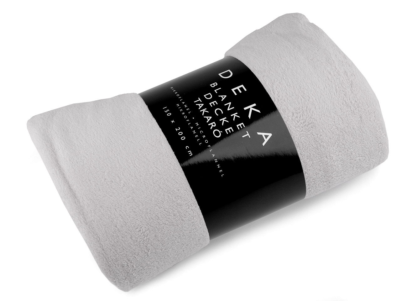 Pătură microflanel, 150x200 cm - Roșu (1 Bucată)