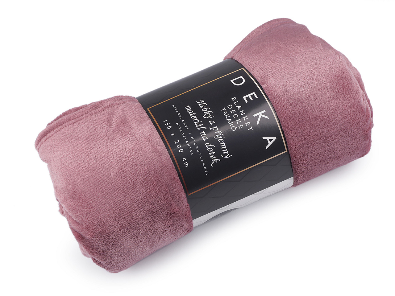 Pătură microflanel, 150x200 cm - Roșu (1 Bucată)