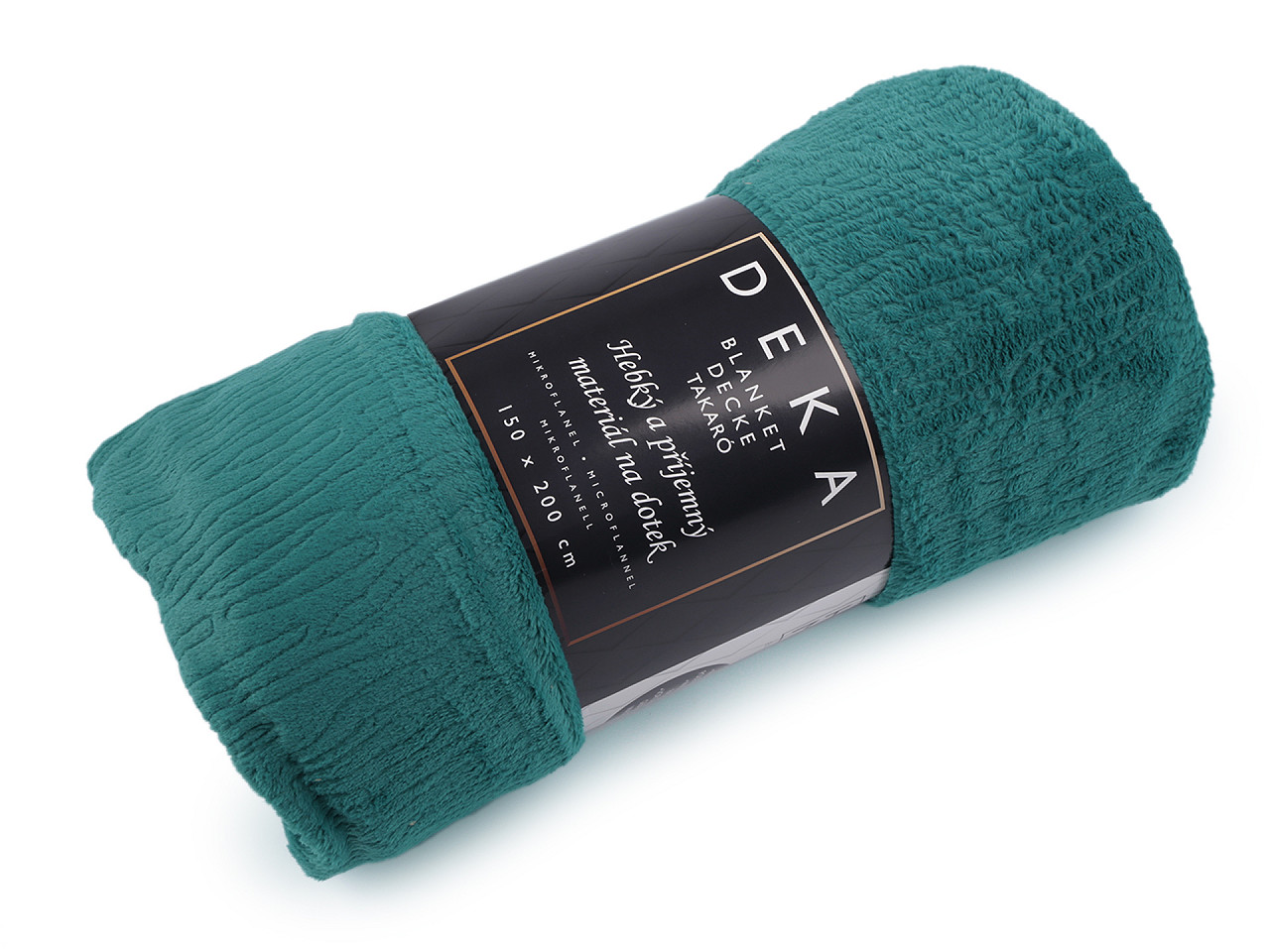 Pătură microflanel, 150x200 cm - Roșu (1 Bucată)