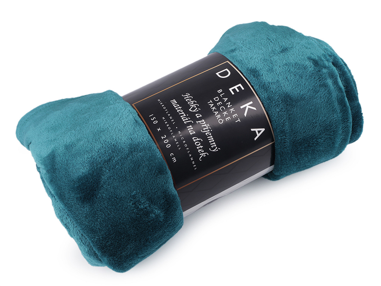 Pătură microflanel, 150x200 cm - Roșu (1 Bucată)