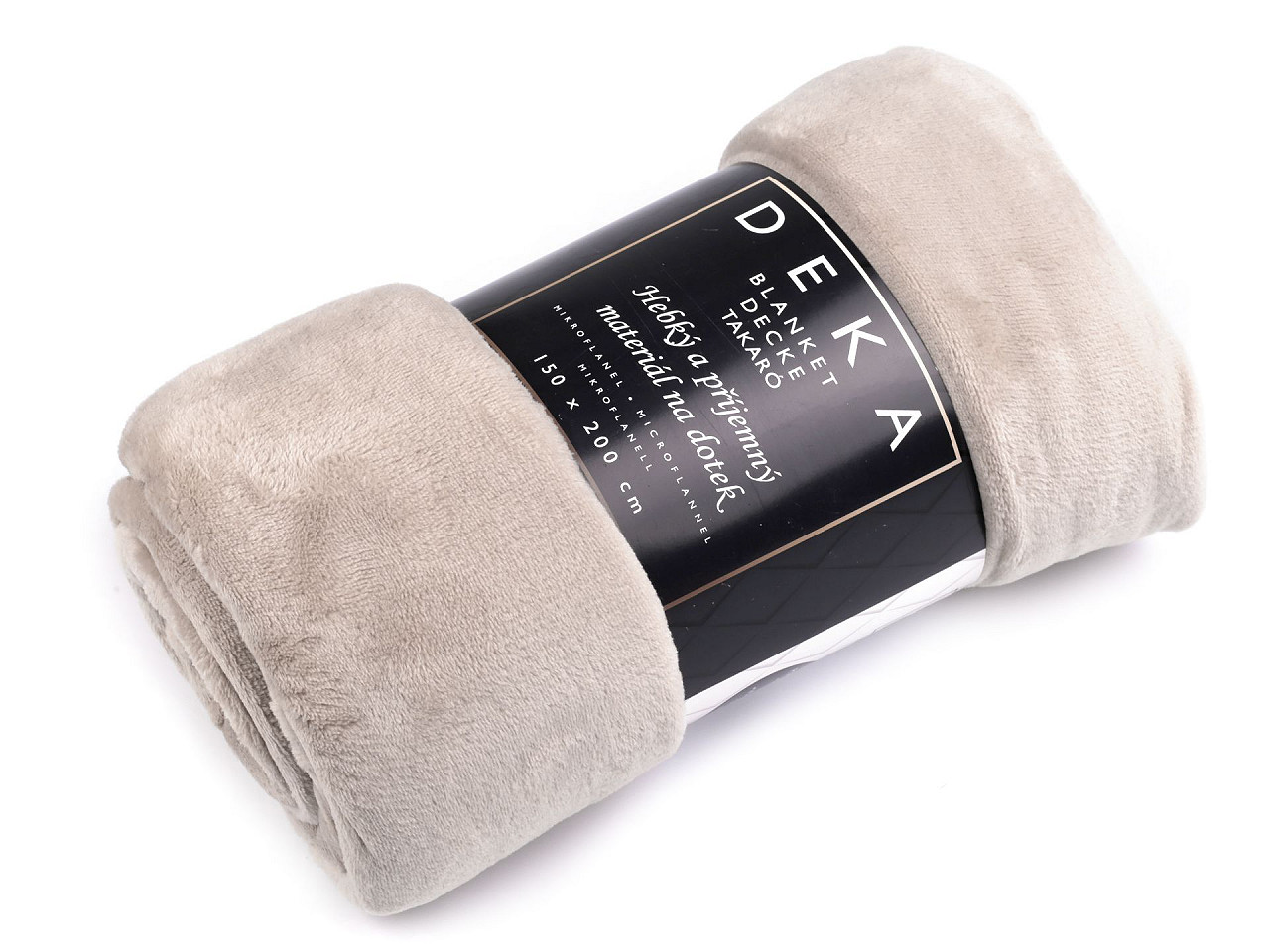 Pătură microflanel, 150x200 cm - Roșu (1 Bucată)